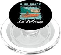 Pêche au lac d'Annecy PopSockets PopGrip pour MagSafe