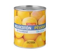 Pêche au sirop Hacendado Pot 840 g (480 g égoutté) Lot de 2