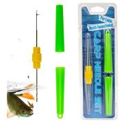 Pêche avec enfile-aiguille, aiguille d'appât, aiguille d'appâts de pêche à double tête, outil léger pour la pêche à la carpe pour la pêche en eau douce