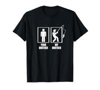 Pêche avec ton frère, mon frère, ta sœur, pêche amusante T-Shirt