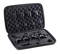 Pêche Bite Alarme Swinger Led Lumineux Indicateur Carp Outils De Pêche Accessoire Zippé Case Black