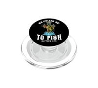 Pêche chrétienne Jésus appelé Poisson Amoureux Pêcheur PopSockets PopGrip pour MagSafe