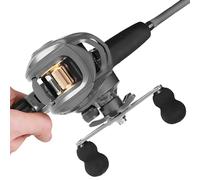 Pêche Combo - Seau de pêche Reel Combos - Leurre avec roulettes de rotation - Kit de leurre pour débutants - Fibres de carbone légères avec sac de transport pour le voyage - Starter Tackle