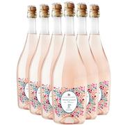 Péché Coquin Pinot - Chardonnay 0% Sans Alcool - Rosé - La Provenquière - Vin de France - Vin Rosé (6x75cl) HVE Sans Alcool