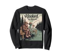 Pêche effrayante accrochée aux légendes Bigfoot Halloween Sweatshirt