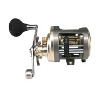 Peche en Mer Moulinet Pêche Rapport Vitesse Poignée 6.0:1 Matériel Frein Friction 10KG Max Traîne Moulinet Carpe(Right Hand)