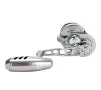 Peche en Mer Moulinet Pêche Traîne Alliage Métallique avec Alarme Frein Friction Maximum 35kg 11BB Moulinet Carpe(Gray Left Hand,3000)