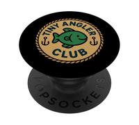 Pêche enfant famille voyage de pêche assorti père fils PopSockets PopGrip Adhésif