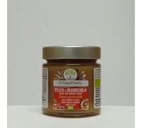 Pêche et amandes biologiques