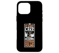 Pêche et Austrian Black and Tan Hound Coque pour iPhone 16 Pro Max
