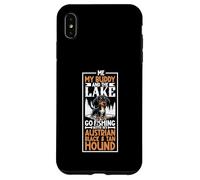 Pêche et Austrian Black and Tan Hound Coque pour iPhone XS Max