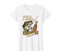 Pêche et bière Ecco Pourquoi Je suis Qui Vintage T-Shirt Graphique avec Valeur