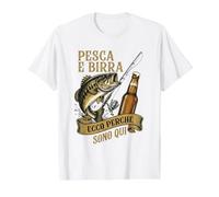 Pêche et bière Ecco Pourquoi Je suis Qui Vintage T-Shirt Graphique avec Valeur