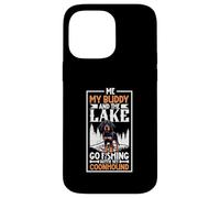 Pêche et Black and Tan Coonhound Coque pour iPhone 14 Pro Max