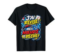 Pêche Garçon Humour Nœuds de Pêche Cadeau Jeune Pêcheur T-Shirt Graphique avec Valeur