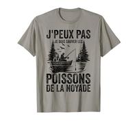 Pêche J'peux Pas Je Dois Sauver Les Poissons Truite Pêcheur T-Shirt