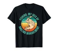 Pêche : Mon idée de la Gestion de la pêche à la Ligne | Basse Vintage rétro T-Shirt