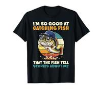 Pêche Poisson raconte Histoires drôle pêcheur Blague Femme Homme Enfant T-Shirt