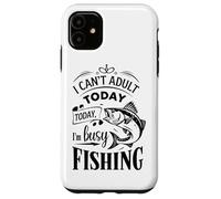 Pêche rétro pour un week-end paresseux - Je suis occupé à pêcher à l'achigan Coque pour iPhone 11