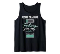 Pêche Seule introvertie pêcheur Tranquille pêcheur Solitude Débardeur