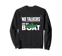 Pêche Seule introvertie pêcheur Tranquille pêcheur Solitude Sweatshirt