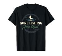 Pêche Seule introvertie pêcheur Tranquille pêcheur Solitude T-Shirt