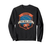 Pêche, The Reel Deal, Fishermen Fly Fishing Hook Truite Sweatshirt