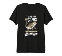 Pêcher, C'est du Plaisir et des Jeux jusqu'à ce Que Quelqu'un perde Un doré T-Shirt Haut de Gamme