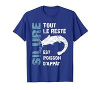 Pêcher Le Silure - Tout Le Reste est Poisson d'appât T-Shirt, Homme, Bleu Royal, XXL
