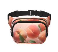 Pêches dans l'eau Sac banane imprimé à la mode, sac messager unisexe, sac banane de voyage à la mode
