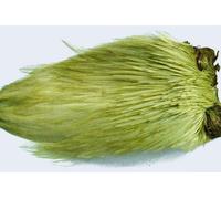 Pechetruite 1 x Cou de Coq Indien - Olive Clair pour Montage de Mouche de Peche