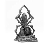 Pechetruite 1 x Dark ELF Queen on Throne - Reaper Bones Figurine pour Jeux de Roles Plateau - 44090