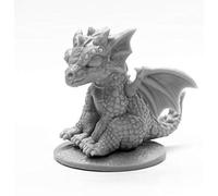 Pechetruite 1 x Scheming Rocky Mini Dragon - Reaper Bones Figurine pour Jeux de Roles Plateau - 77920