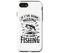 Pêcheur amusant rétro If I've Gone Missing I've Gone Fishing Coque pour iPhone SE (2020) / 7 / 8