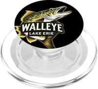 Pêcheur au doré Jaune du lac Érié Motif Grands Lacs PopSockets PopGrip pour MagSafe