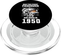 Pêcheur de 74 Ans Les Meilleurs pêcheurs sont nés en 1950 PopSockets PopGrip pour MagSafe