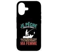 Pêcheur des Années De Pêche Meilleure Prise C'est Ma Femme Coque pour iPhone 17