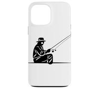Pêcheur Dessin Pêcherie Leçons de pêche Coque pour iPhone 13 Pro Max