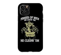Pêcheur d'hommes, on Les Attrape, il Les nettoie (Matthieu 4, 19) Coque pour iPhone 11 Pro