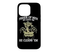 Pêcheur d'hommes, on Les Attrape, il Les nettoie (Matthieu 4, 19) Coque pour iPhone 14 Pro Max
