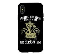 Pêcheur d'hommes, on Les Attrape, il Les nettoie (Matthieu 4, 19) Coque pour iPhone X/XS