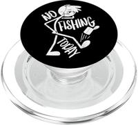 Pêcheur drôle Pas de pêche Aujourd'hui Triste Stickman Fish PopSockets PopGrip pour MagSafe