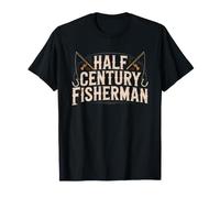 Pêcheur d'un Demi Siècle Anniversaire Pêche pour 50 Ans du T-Shirt