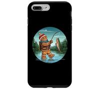 Pêcheur en Pain d'épice Vacances Hiver Catch Noël Coque pour iPhone 7 Plus/8 Plus