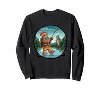 Pêcheur en Pain d'épice Vacances Hiver Catch Noël Sweatshirt