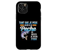 Pêcheur Le Reste Je M'En Fish Poissons Humour Pêche Idée Coque pour iPhone 11 Pro