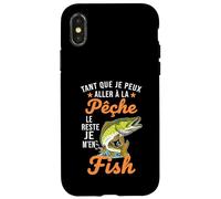 Pêcheur Le Reste Je M'En Fish Poissons Humour Pêche Idée Coque pour iPhone X/XS