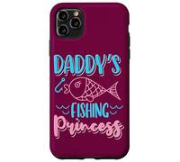 Pêcheur Papa et Fille Citation Daddy's Fishing Princess Coque pour iPhone 11 Pro Max