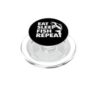 Pêcheur, pêcheur : Mangez Dormir, Poisson PopSockets PopGrip pour MagSafe
