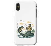 Pêcheur Solo Combattant Le Bar du lac Coque pour iPhone X/XS